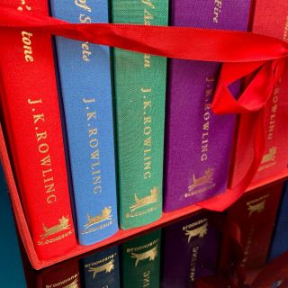 Unread Harry Potter Deluxe Edition UK Bloomsbury Complete Set Hardback Books 4