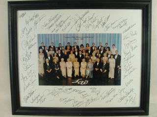 March 2001 " Lawrence Welk: Milestones And Memories " Signed 22x18 " Framed
