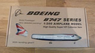 British Airways B747 - 400 1/200 Scale Skymarks Model