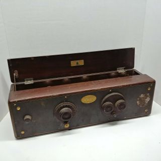 Vintage 1927 Atwater Kent Model 33 Tube Radio Receiving Set 8000 Breadboard Rare