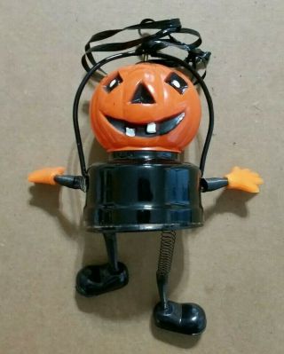 Jack O ' Lantern Battery Operated Light,  Made In Japan,  1950 ' s 2