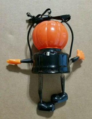 Jack O ' Lantern Battery Operated Light,  Made In Japan,  1950 ' s 3