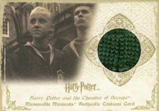 Harry Potter Memorable Moments Draco Malfoy Costume Card Hp 086/170