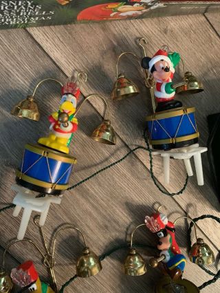 1992 Mr Christmas Disney Mickey’s Marching Band Musical Bells Box 6