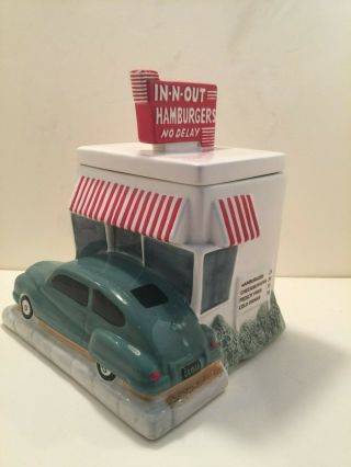 IN - N - OUT BURGER COOKIE JAR 2007 EMPLOYEE CHRISTMAS GIFT - RARE 2