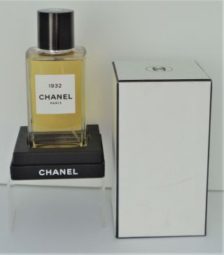 Chanel.  1932.  Edt Discontinued.  Boxed Large Size.  Perfume Fragrance 6.  8 Fl Oz