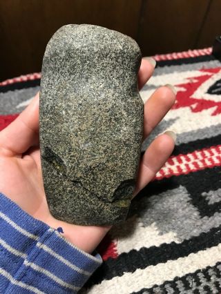 Mlc 1831 4 1/2” 3/4 Grooved Stone Axe Artifact X Walbrandt Wisconsin
