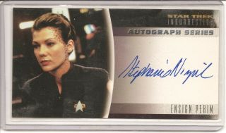 Star Trek Insurrection Stephanie Niznik (ensign Perim) Autographed Card A13