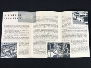 Vtg 1954 General Motors GM Fisher Body Division Janesville Wisconsin Brochure 2