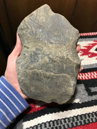 Mlc 1830 6 1/2” Full Grooved Stone Axe Artifact Relic X Walbrandt Wisconsin