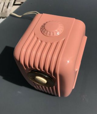 PINK Westinghouse Plascon plastic radio 501 4
