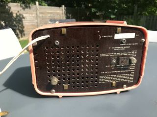 PINK Westinghouse Plascon plastic radio 501 7