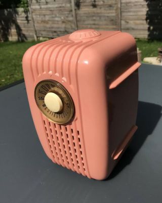 PINK Westinghouse Plascon plastic radio 501 9