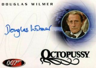 James Bond A41 The Quotable James Bond Douglas Wilmer Autograph Card