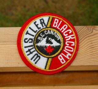 B.  C.  Canada Whistler Blackcomb Ski Resort Mountain 3 " Embroidered Patch