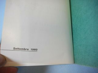 1960 FERRARI SEFAC ORGANIZZAZIONE DI VENDITA E DI ASSISTENZA SALES & ASSISTANCE 6