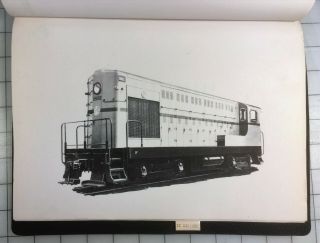 Fairbanks - Morse Proposal To Pennsylvania Rr,  23 1000hp Diesel Switch Locomotives