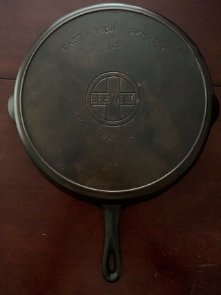 Griswold Size 14 Cast Iron Skillet