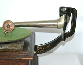 ZONOPHONE CONCERT GRAND PHONOGRAPH WITH LARGE HORN - WE SHIP WORLDWIDE 8