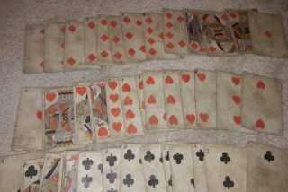 Complete Set Antique Playing Card By De La Rue & Co London
