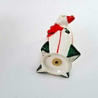 Holt Howard Santa In Rocket Christmas shaker single ceramic RARE Hard to find 7