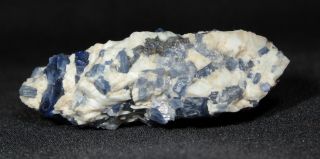 Deep Blue Sapphire Crystals in Matrix from Mogok,  Myanmar (Burma) - 4.  5 cm 2