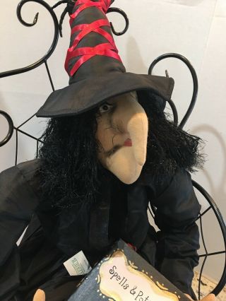 Rare Joe Spencer Gallerie II/Connie Bruner Halloween Witch Doll 2