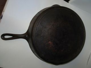 Griswold No.  12 Cast Iron Skillet 719 B Logo W/ Heat Ring