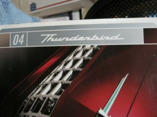 2004 FORD THUNDERBIRD auto brochure book 2