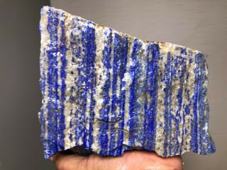 AAA TOP QUALITY SOLID LAPIS LAZULI ROUGH 15.  5 LBS - FROM AFGHANISTAN 2