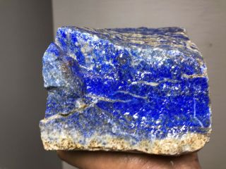 AAA TOP QUALITY SOLID LAPIS LAZULI ROUGH 15.  5 LBS - FROM AFGHANISTAN 6