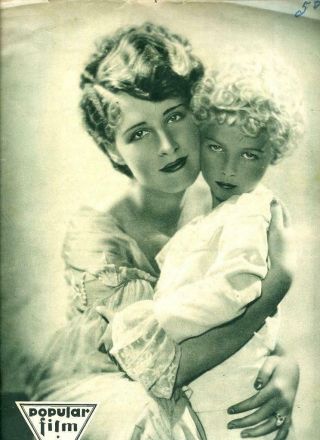 Norma Shearer Lupe Velez Clara Bow Anita Page Chaplin Spanish Mag 1930