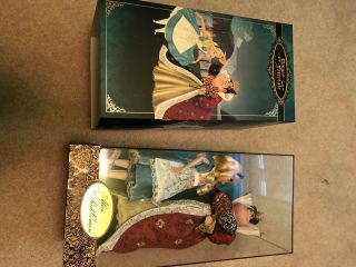 Disney Store Designer Alice In Wonderland Queen Of Hearts Doll Set