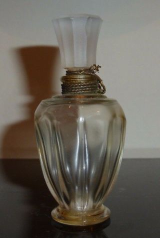 Vintage Glass Perfume Bottle Made In France