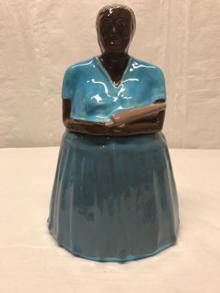 Rare Vintage Grandma Bell Black Mammy Cookie Jar Jc Miller 1992 50/250