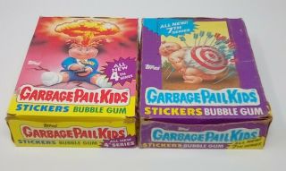 Garbage Pail Kids Box 4th & 7th Series Full Wax Boxes 48 Packs Per Box