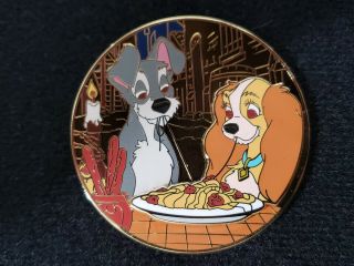 Authentic Disney Pin Le 500 Lady And The Tramp Dsf Beloved Tales Limited Edition