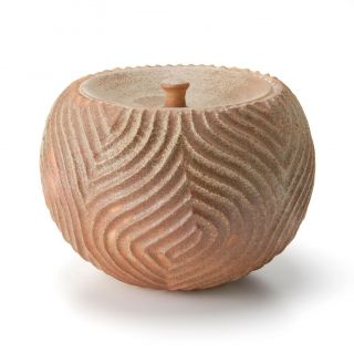 EB153 Japanese Studio Pottery Mashiko Ware Water Pot w/ Box by Gerd Knapper 2