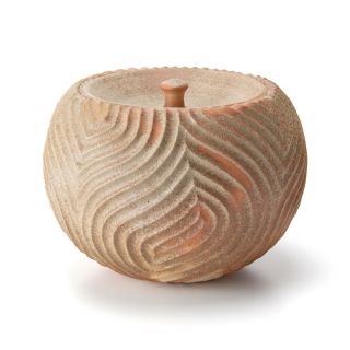 EB153 Japanese Studio Pottery Mashiko Ware Water Pot w/ Box by Gerd Knapper 3