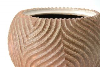 EB153 Japanese Studio Pottery Mashiko Ware Water Pot w/ Box by Gerd Knapper 8