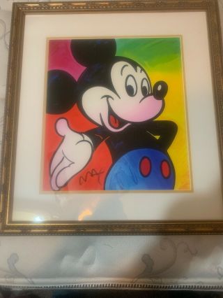 Peter Max Mickey Mouse Giclee Walt Disney