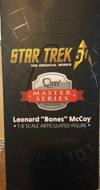 Qmx Star Trek Tos 50th Anniversary 1/6 Scale Dr Leonard " Bones " Mccoy