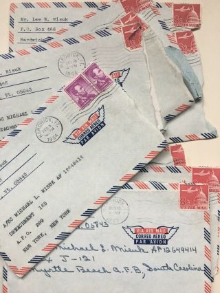 1960s Handwritten Letters From Mother To Son Air Force Detachment 165