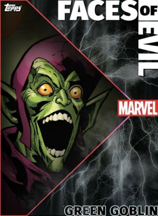 Green Goblin Marvel Collect By Topps - Digital Faces Of Evil Motion