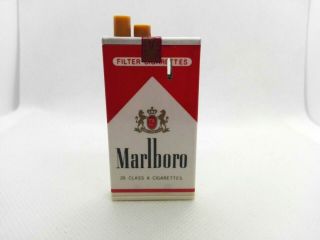 Vintage Marlboro Piezo Jupi Lighter - Cigarettes Packet Shape