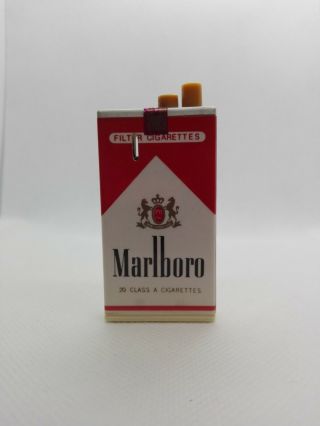 Vintage Marlboro Piezo Jupi Lighter - Cigarettes Packet Shape 3