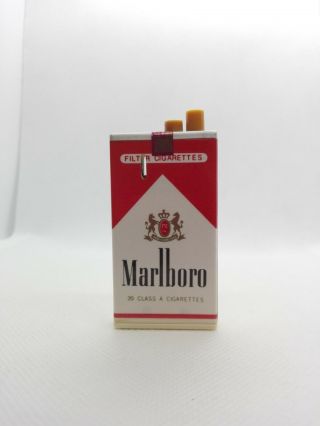 Vintage Marlboro Piezo Jupi Lighter - Cigarettes Packet Shape 4