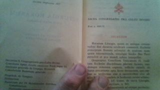 Liturgia Horarum (" Liturgy Of The Hours ",  In Latin,  Four Vols,  1977).