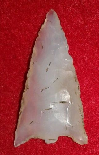 Authentic Arrowheads Oregon Artifacts 1 1/4 " Yana/shasta Agate Ex Favell