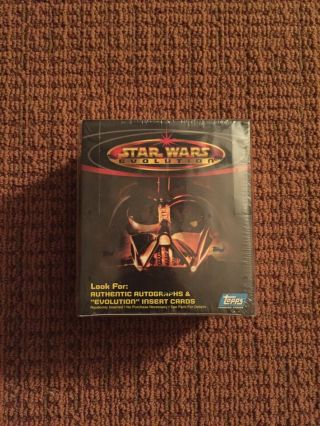 2001 Star Wars Evolution Full Wax Box
